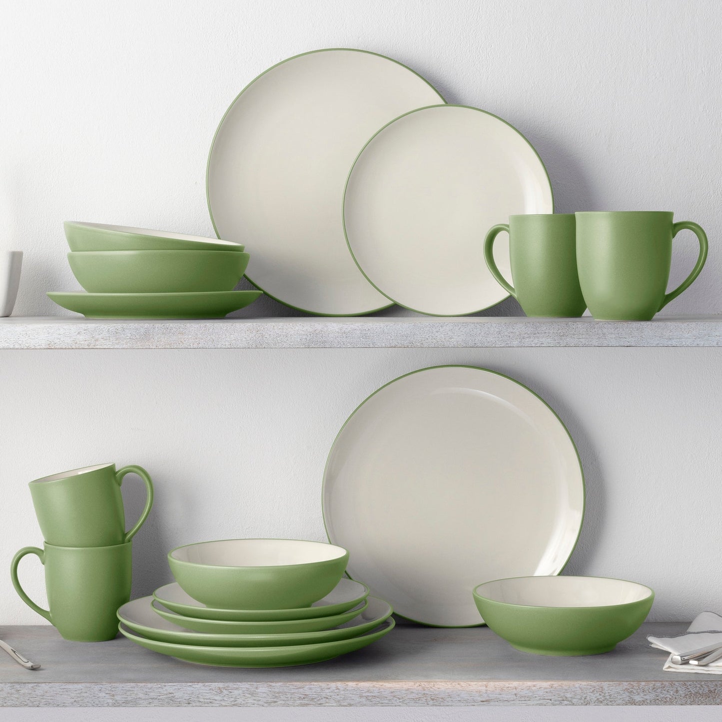 Noritake Colorwave 16-teiliges Coupe-Geschirrset, Service für 4