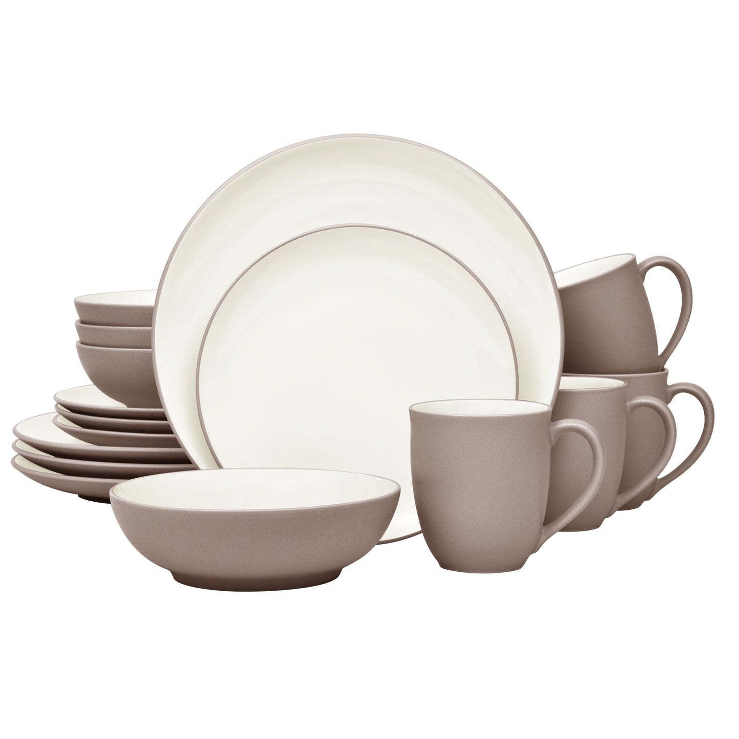 Noritake Colorwave 16-teiliges Coupe-Geschirrset, Service für 4