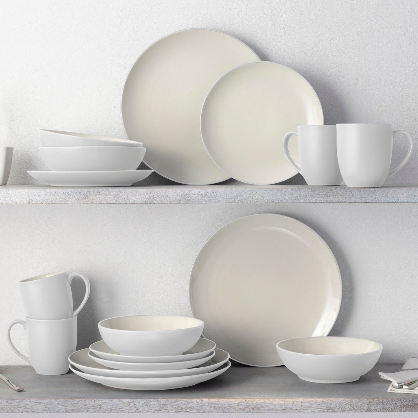Noritake Colorwave 16-teiliges Coupe-Geschirrset, Service für 4