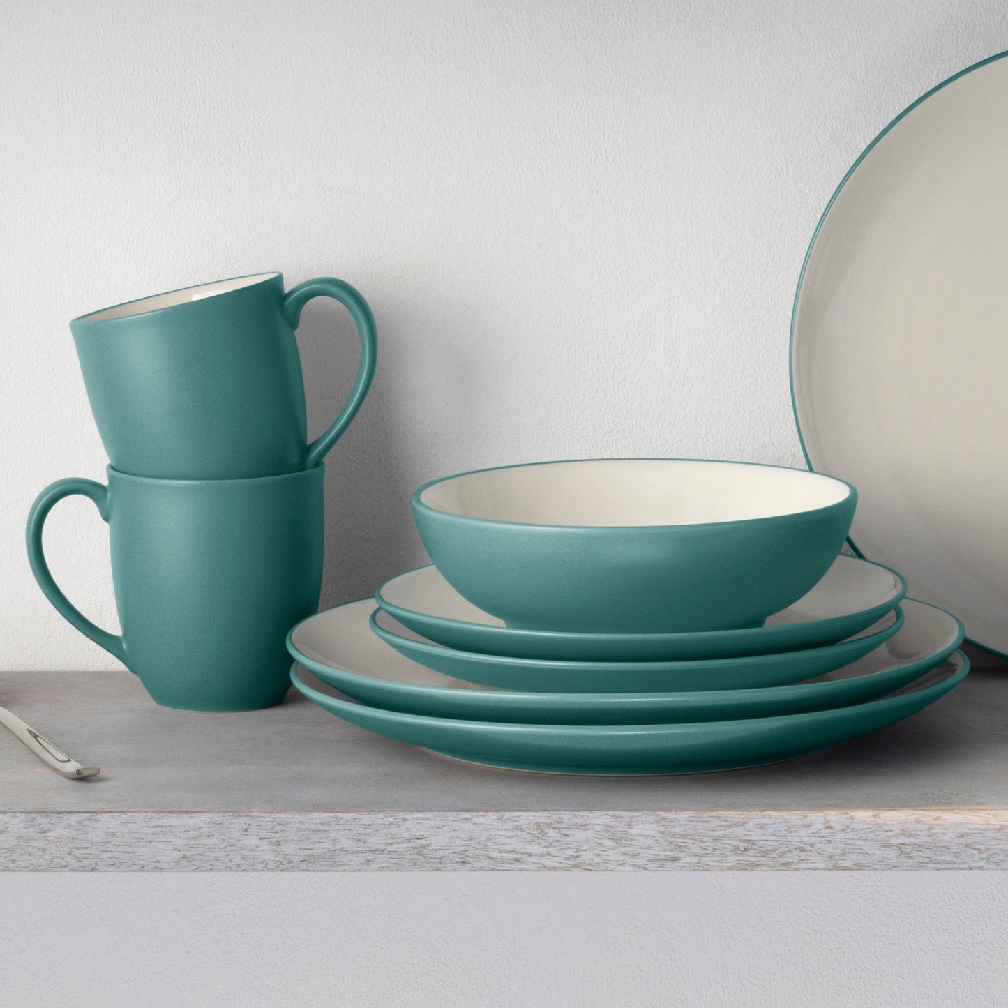 Noritake Colorwave 16-teiliges Coupe-Geschirrset, Service für 4