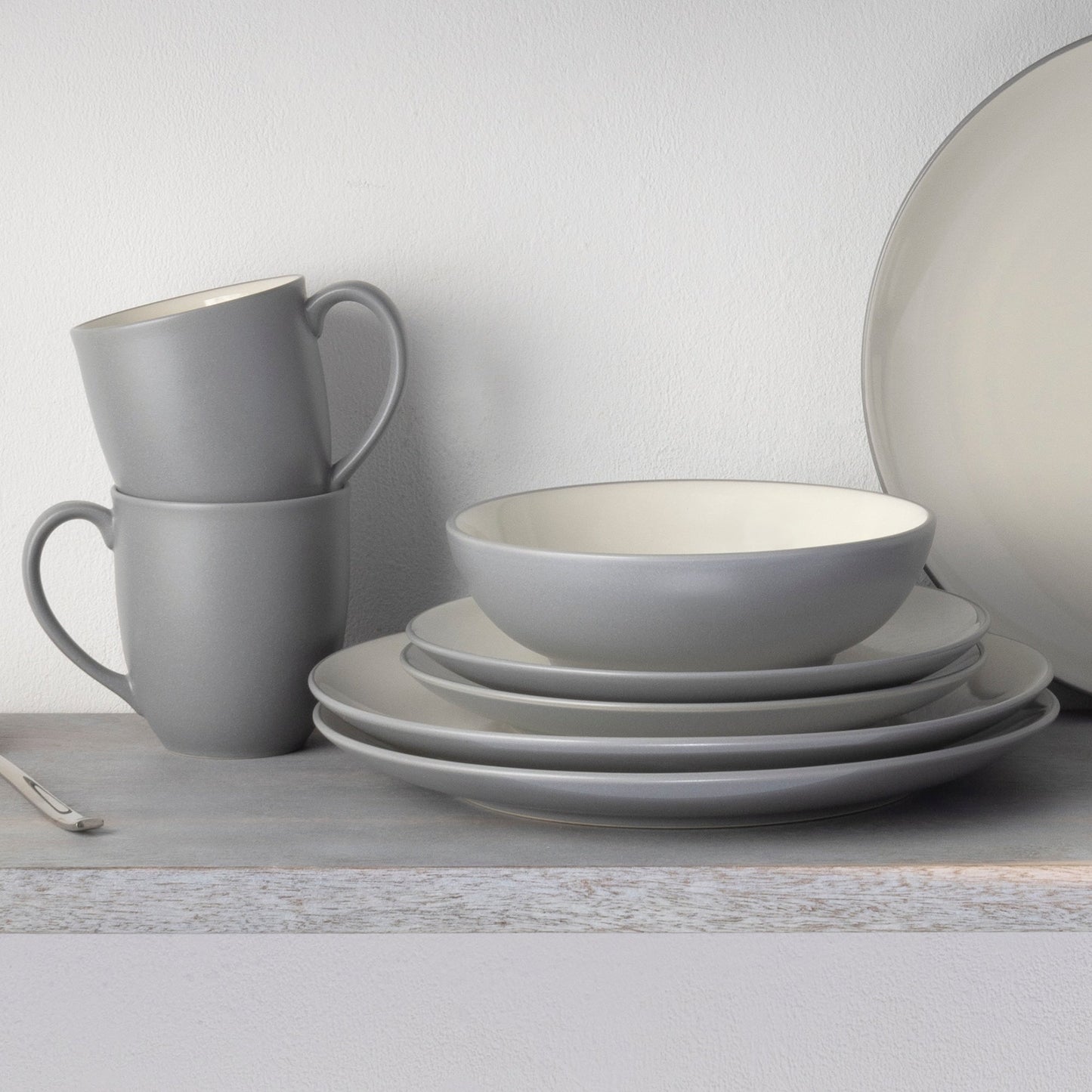 Noritake Colorwave 16-teiliges Coupe-Geschirrset, Service für 4