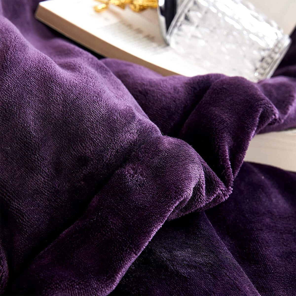 The Original Plush – Coma Inducer® Übergroßes Bettdeckenset – Mitternachtsviolett