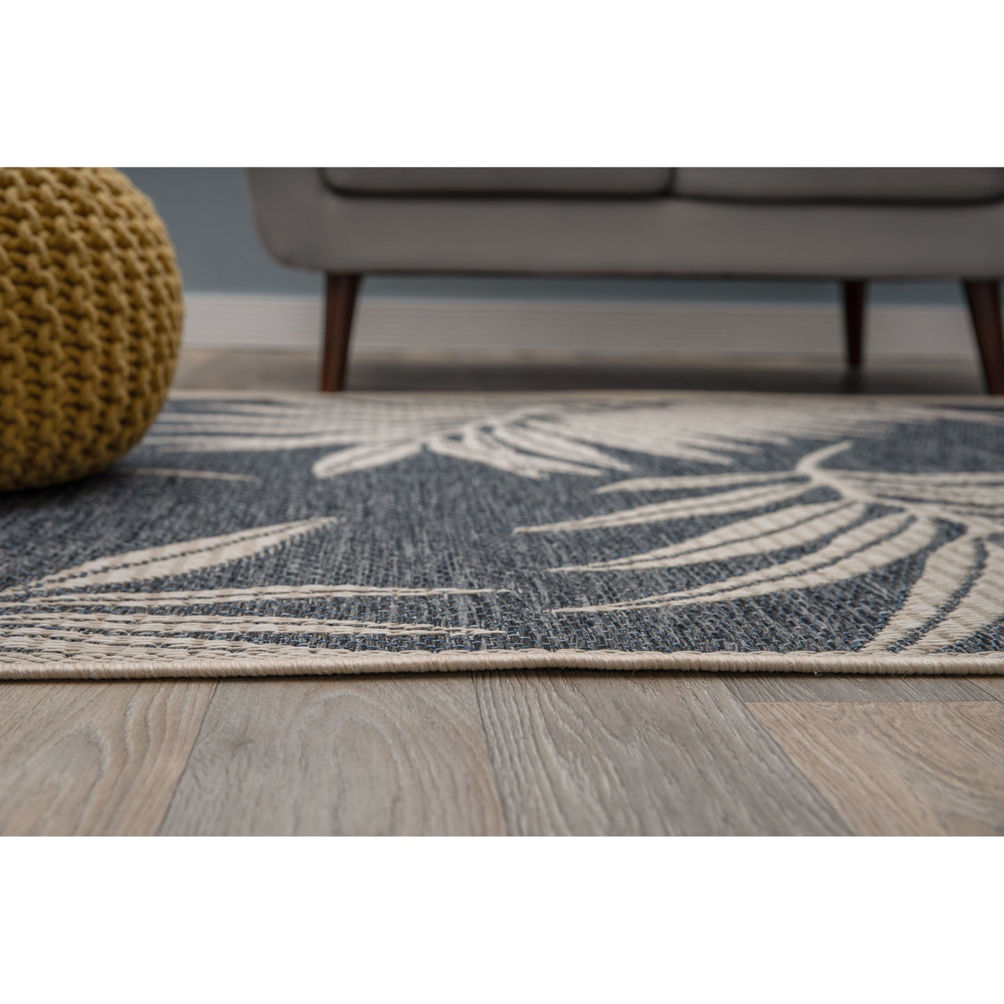 World Rug Gallery – Moderner Teppich für drinnen und draußen mit Blumenmuster