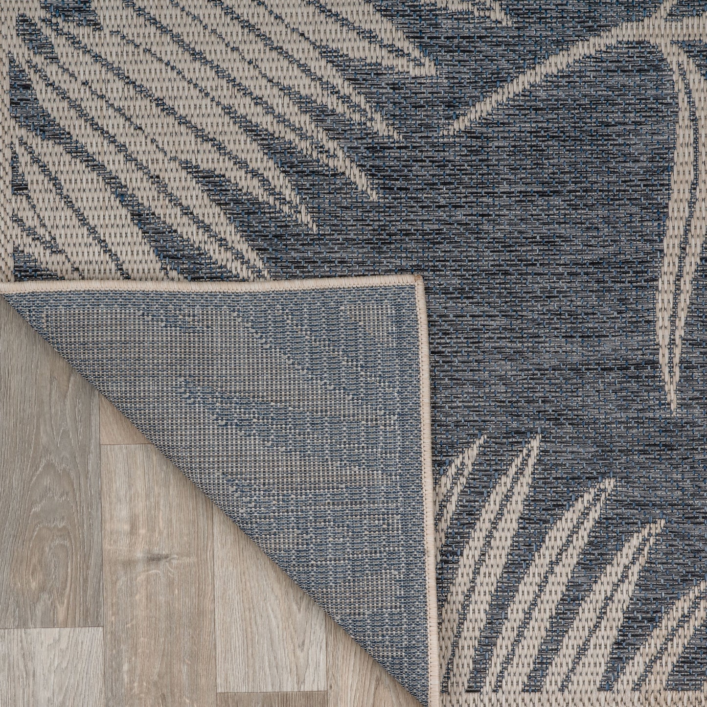 World Rug Gallery – Moderner Teppich für drinnen und draußen mit Blumenmuster