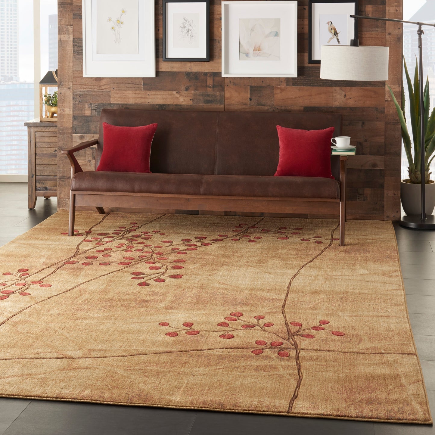 Nourison Somerset Moderner Blumenteppich