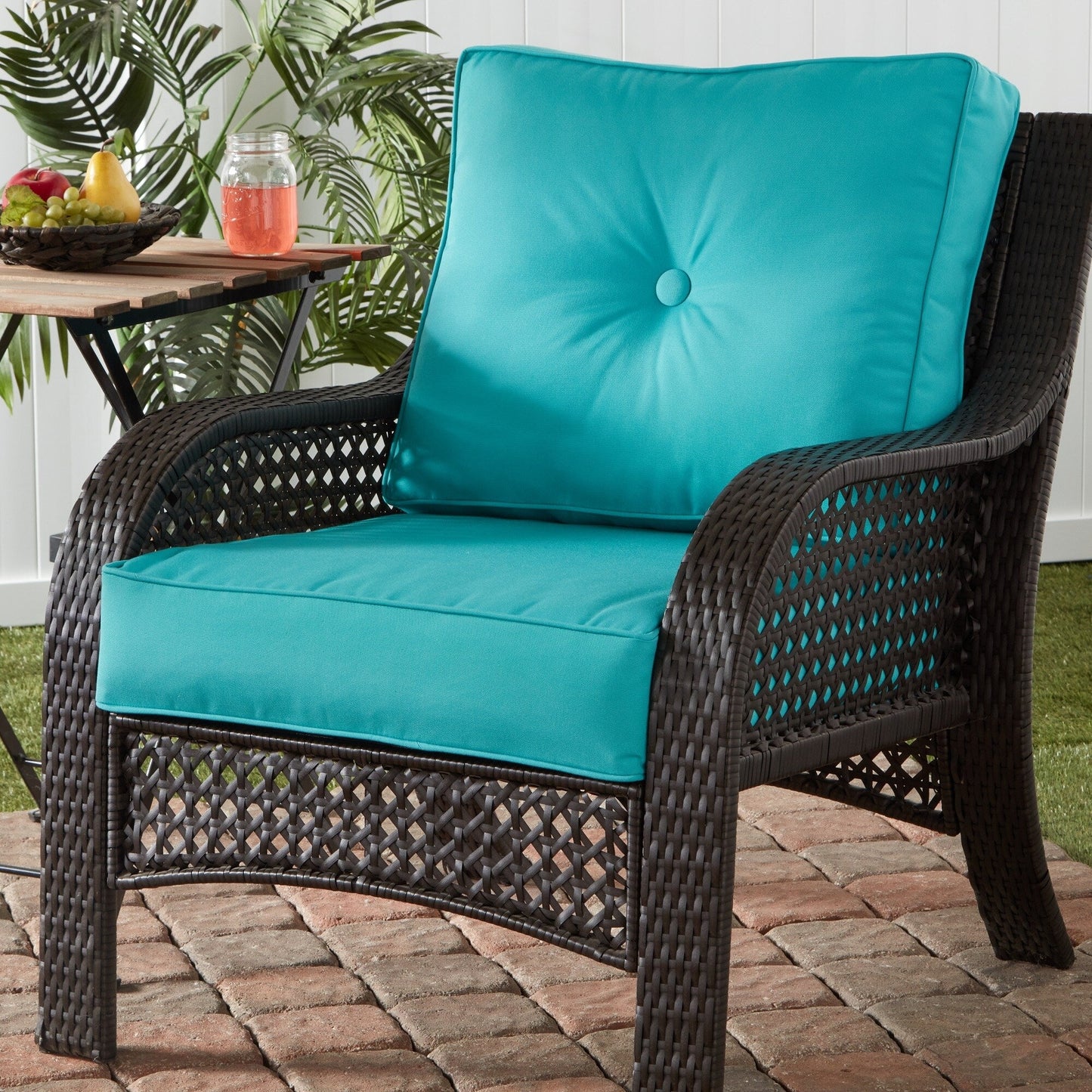 Sunbrella 2-teiliges Premium Deep Seat Outdoor-Kissenset