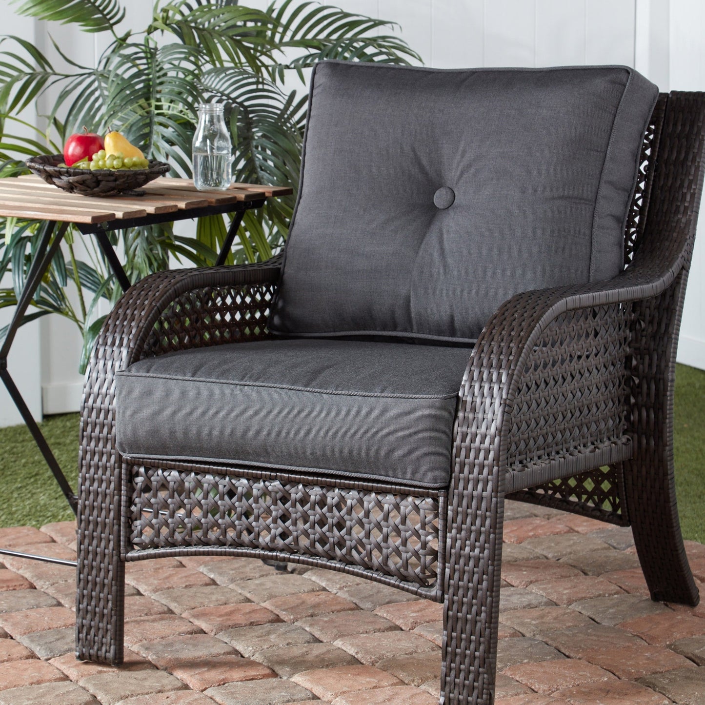 Sunbrella 2-teiliges Premium Deep Seat Outdoor-Kissenset