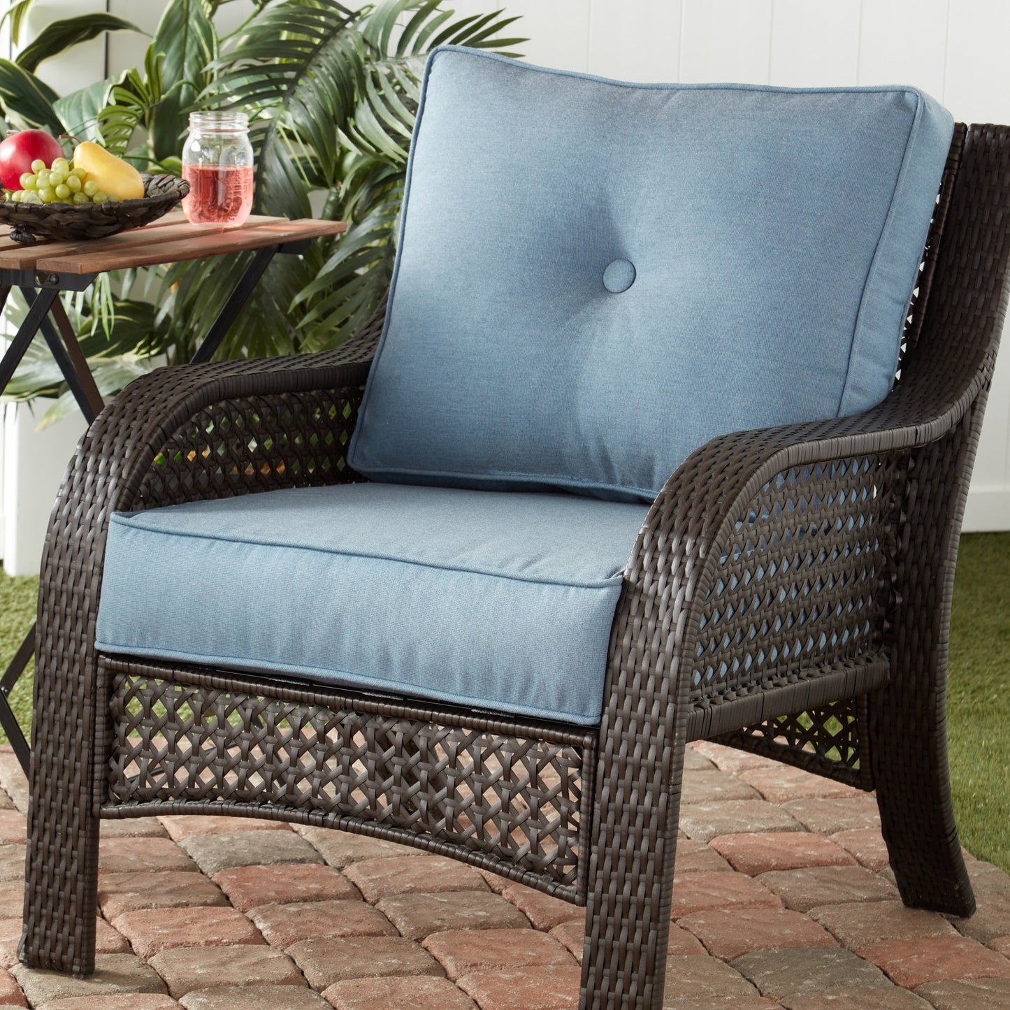 Sunbrella 2-teiliges Premium Deep Seat Outdoor-Kissenset
