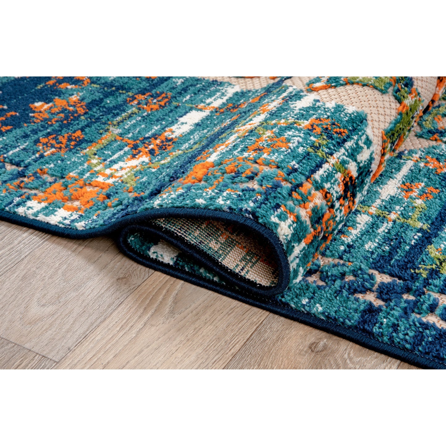 World Rug Gallery Traditioneller Teppich für drinnen und draußen im Used-Look
