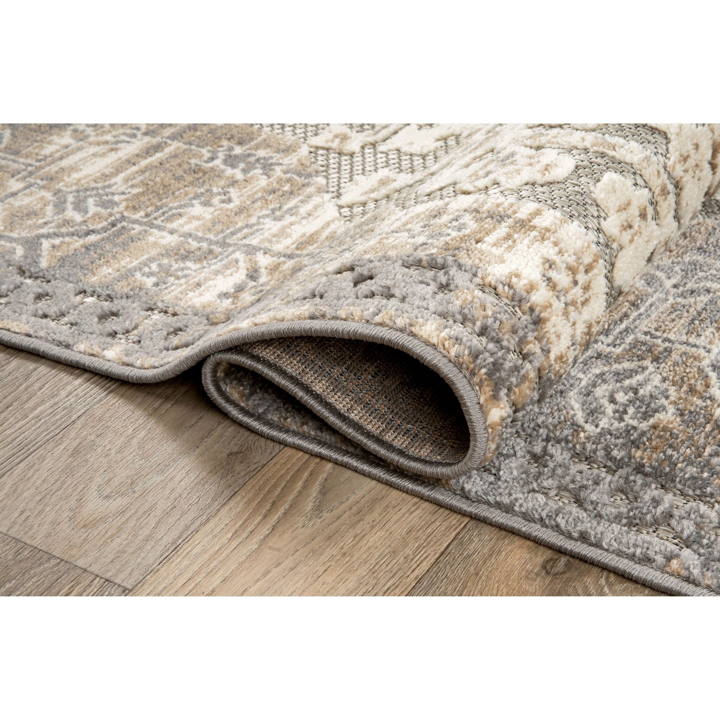 World Rug Gallery Traditioneller Teppich für drinnen und draußen im Used-Look