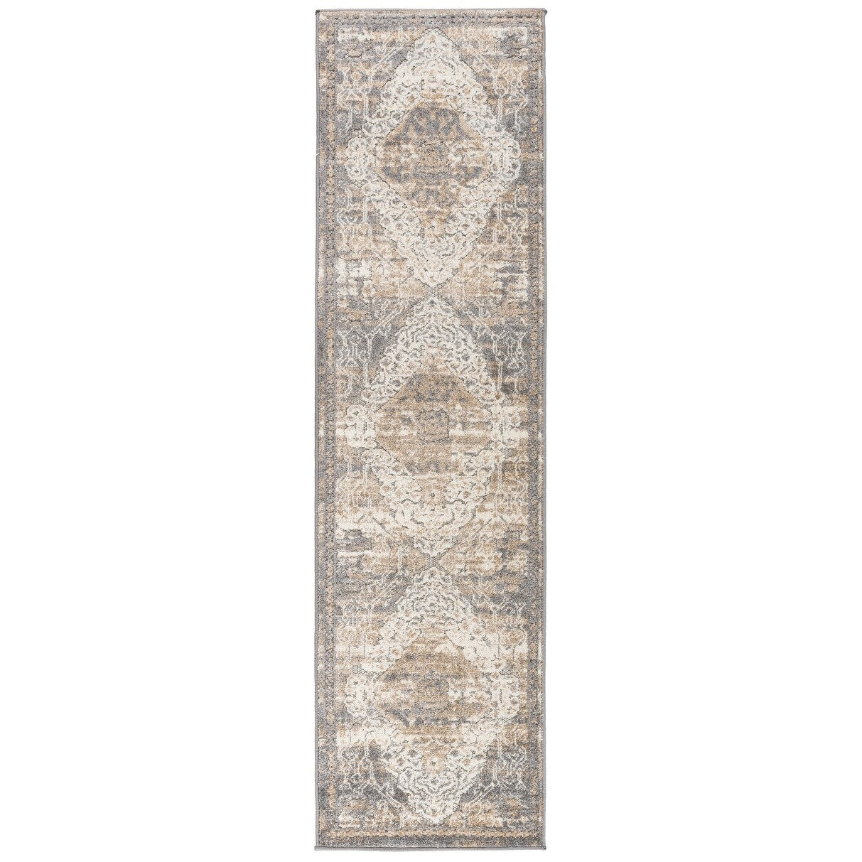 World Rug Gallery Traditioneller Teppich für drinnen und draußen im Used-Look