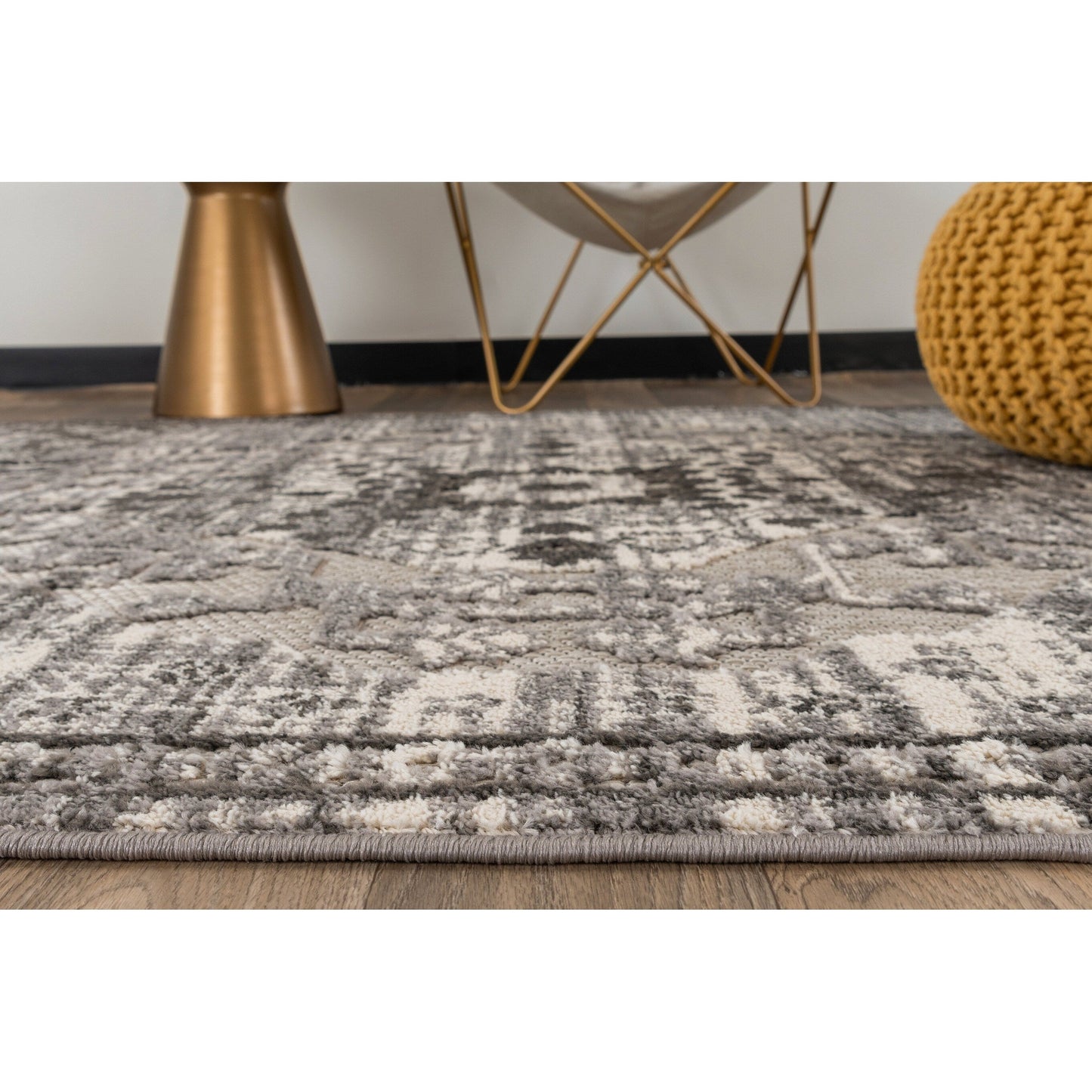 World Rug Gallery Traditioneller Teppich für drinnen und draußen im Used-Look