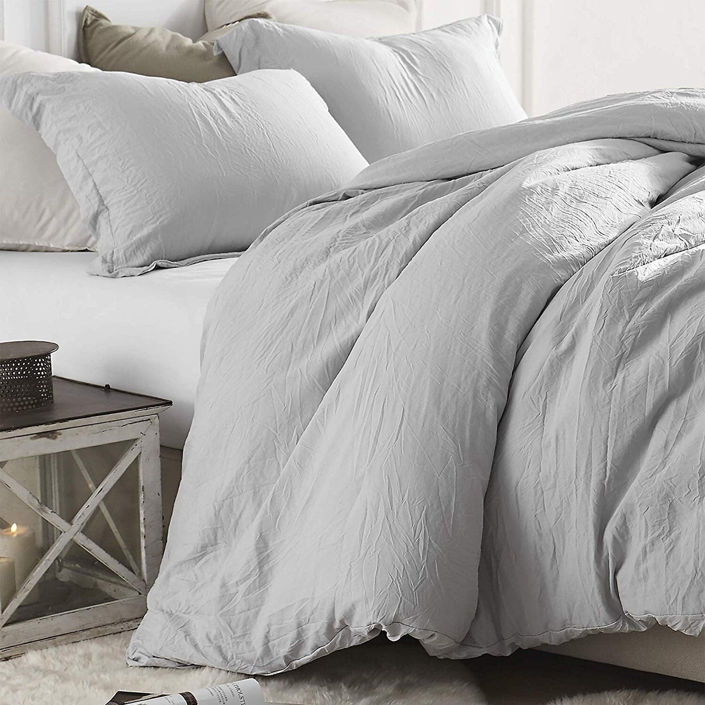 Natural Loft King Solid Bettbezug-Set