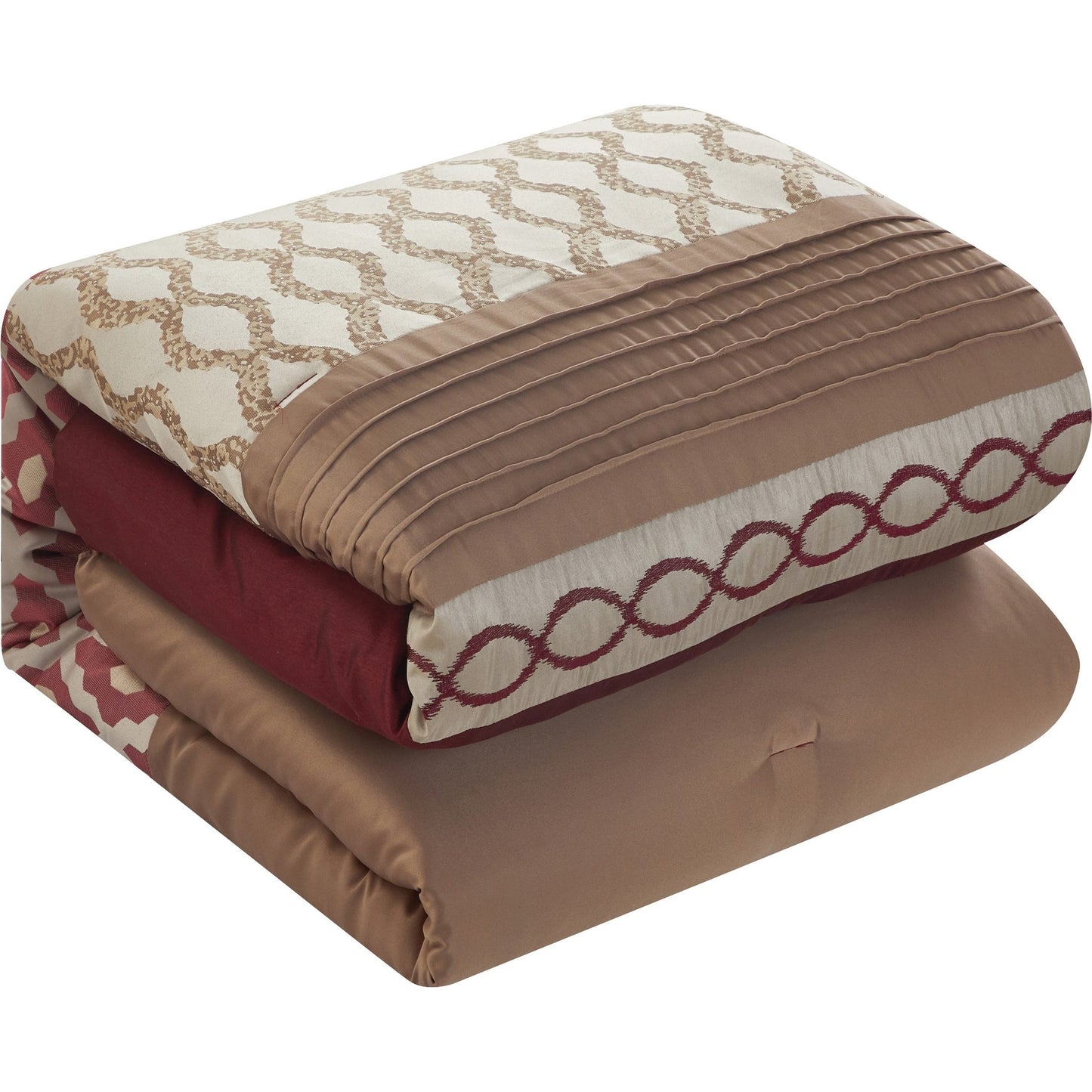 Nanshing Calvin Luxury10-teiliges geometrisches Bettdeckenset