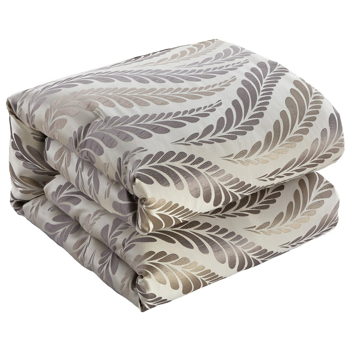 Nanshing Caspa 7-teiliges Bettdeckenset mit schickem Blattdesign
