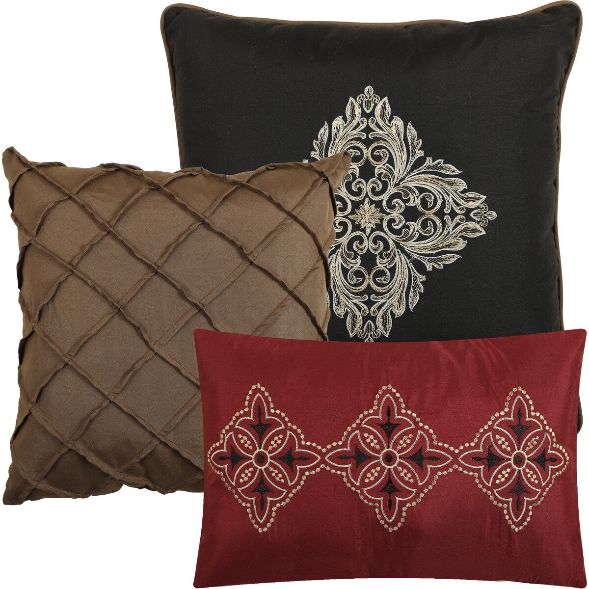 Nanshing Jensen 7-teiliges Jacquard-Bettdeckenset mit geometrischem Muster