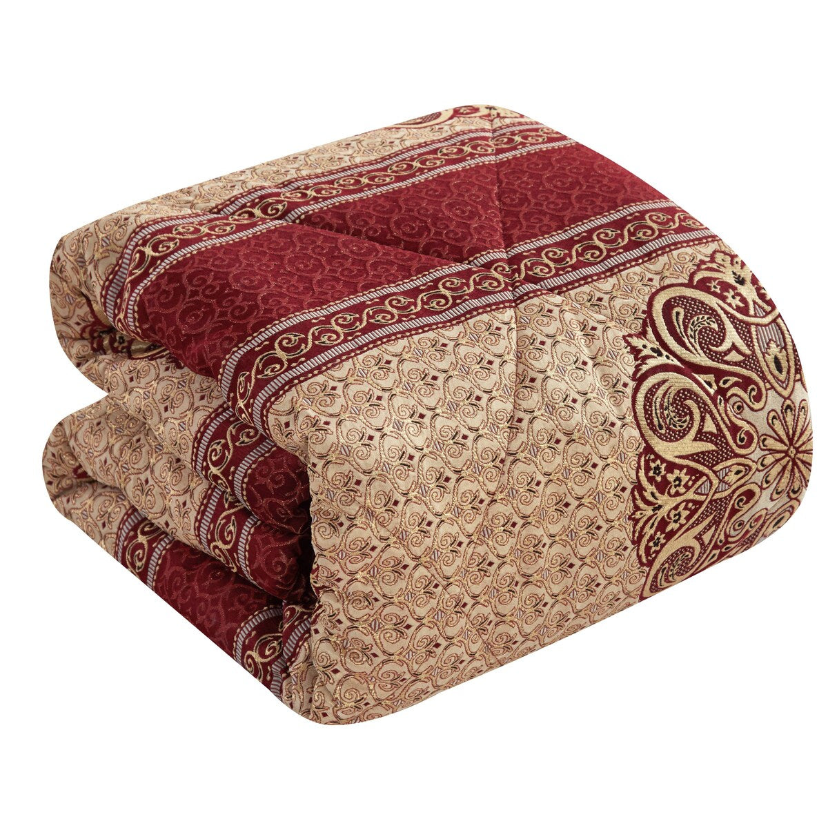 Nanshing Prince 7-teiliges elegantes Medaillon-Bettdeckenset