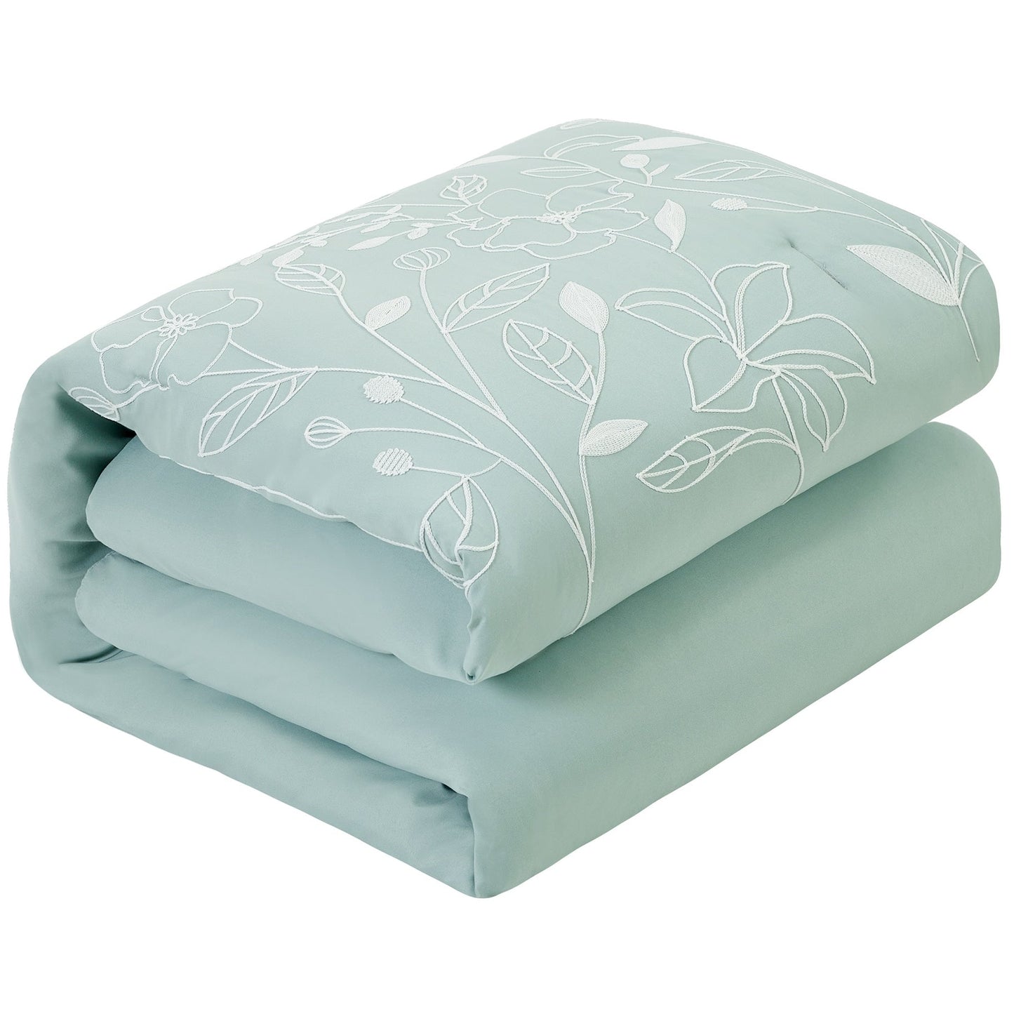 Nanshing Taylor 7-teiliges Bettdeckenset mit Blumen- und Botanikmotiv