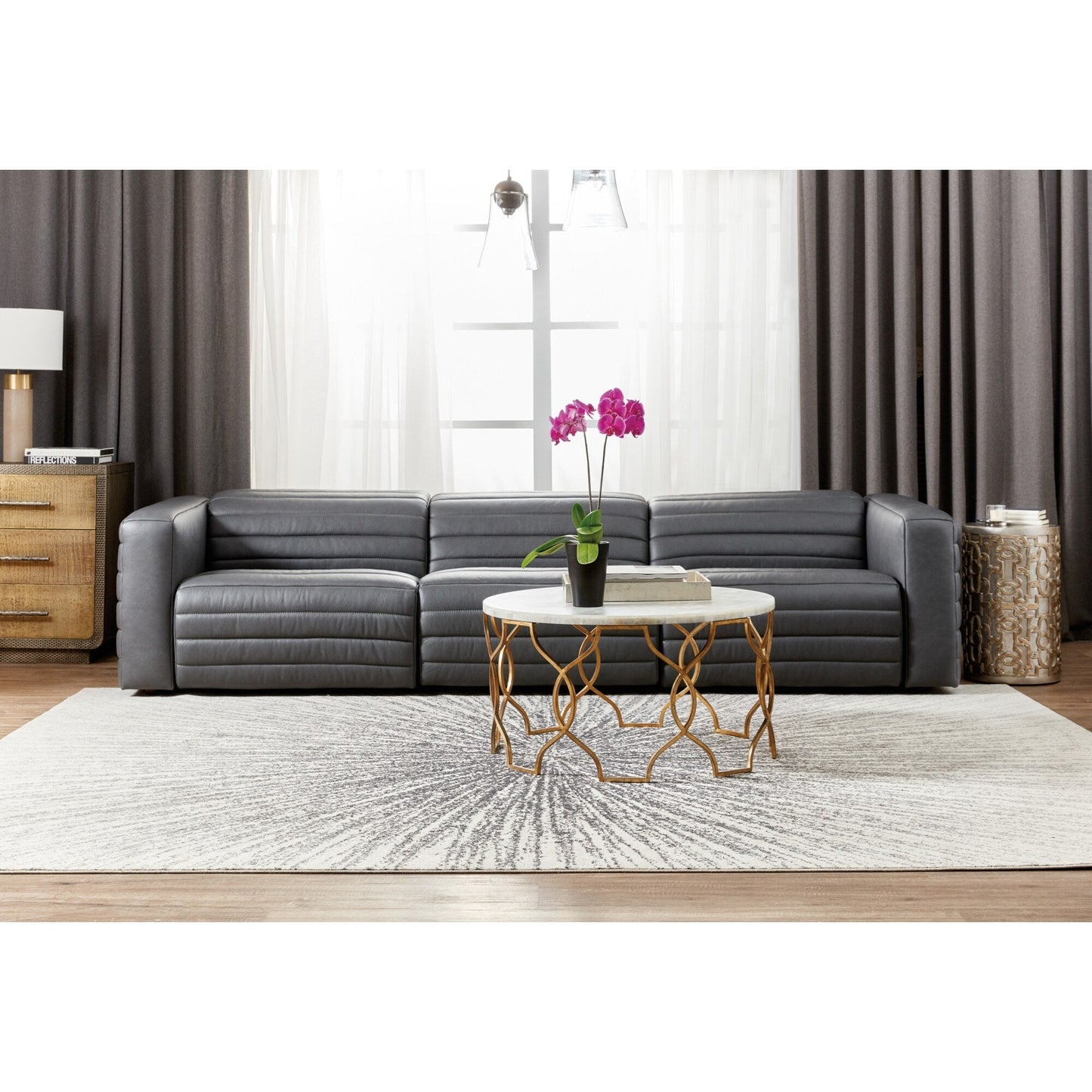 Hooker Furniture SS454-GP3-CHATELAIN-POWER-SOFA Chatelain 124 Wide 3
