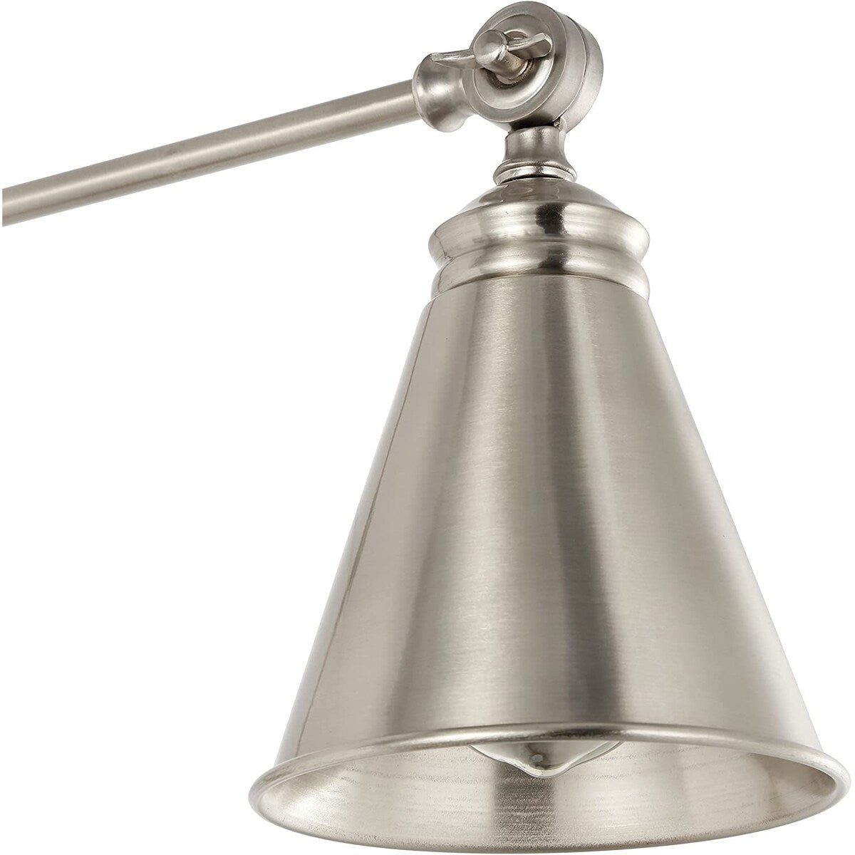 WINGBO Industrielle Wandleuchte mit Schwenkarm und Metallschirm, 2er-Pack...