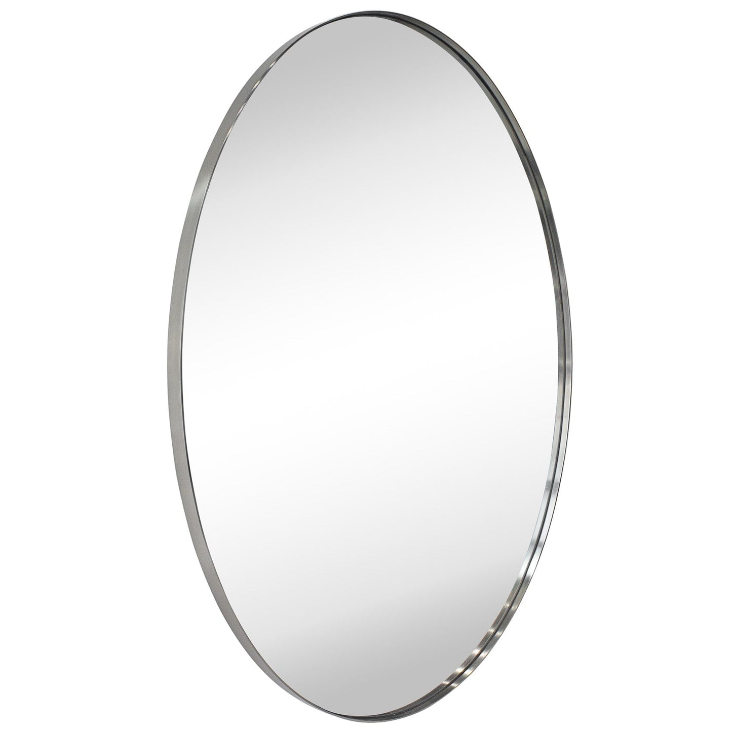 TEHOME Javell Ovaler Wandspiegel aus Metall