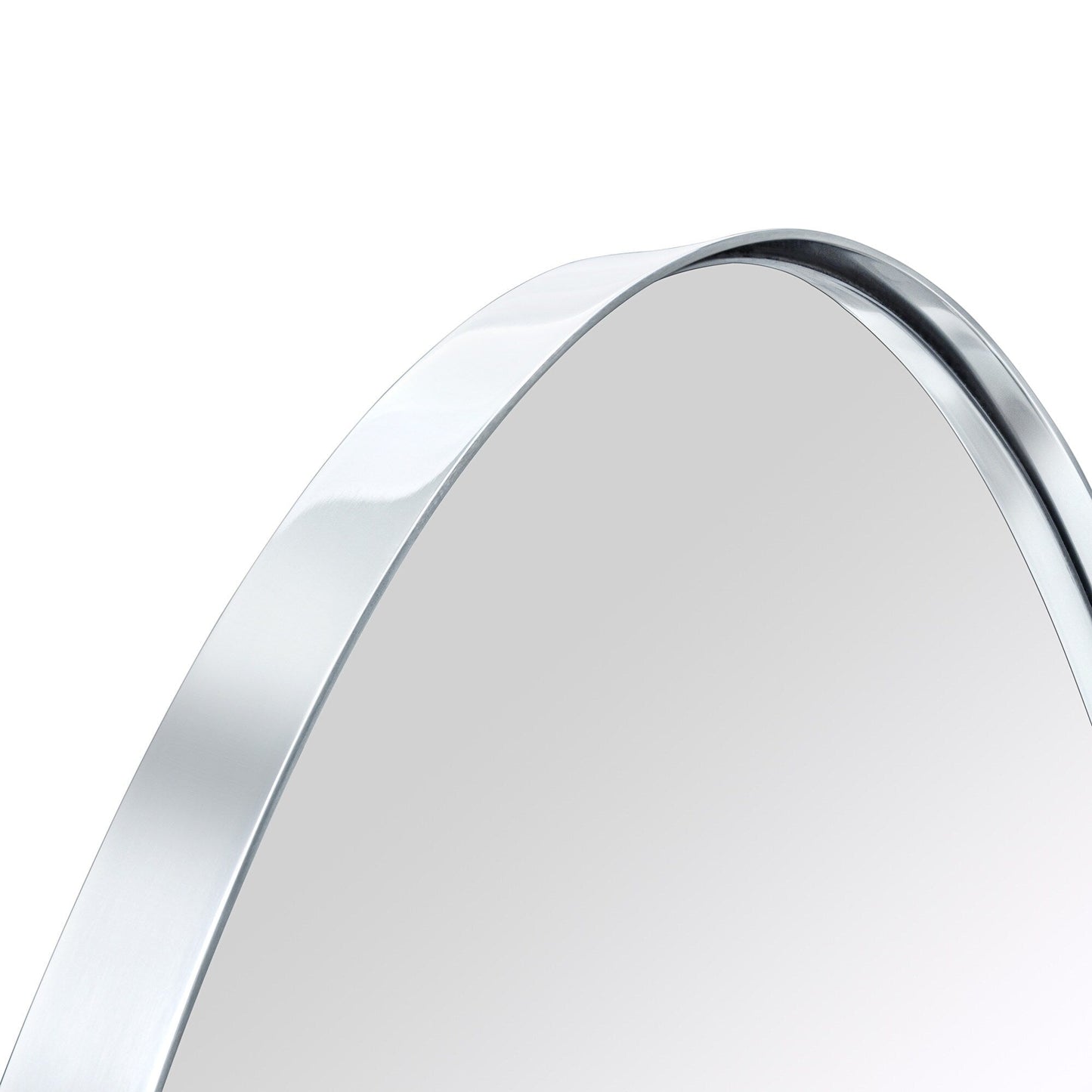TEHOME Javell Ovaler Wandspiegel aus Metall