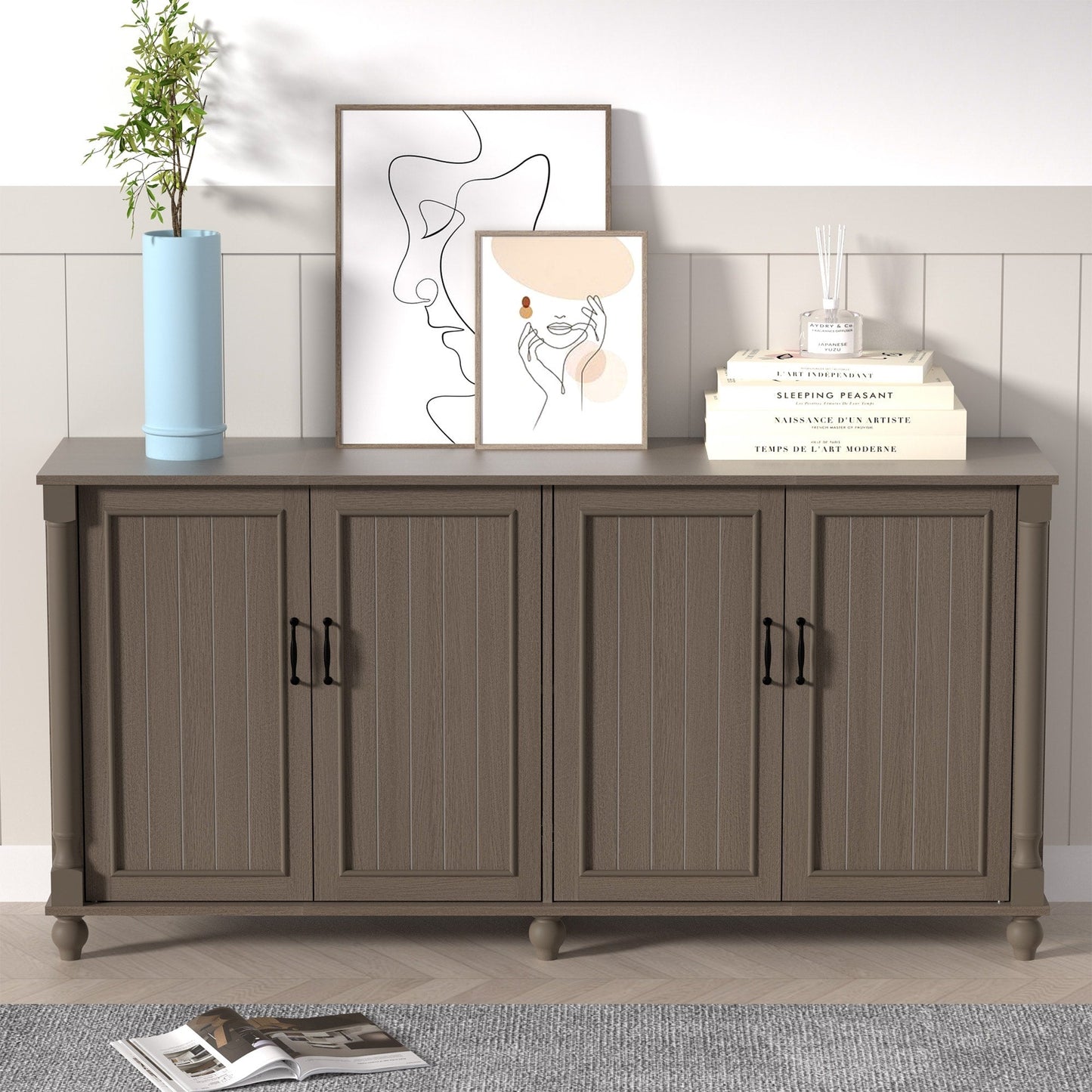 Küchen-Sideboard, Kaffeebar-Schrank, Akzent-Aufbewahrungsschrank