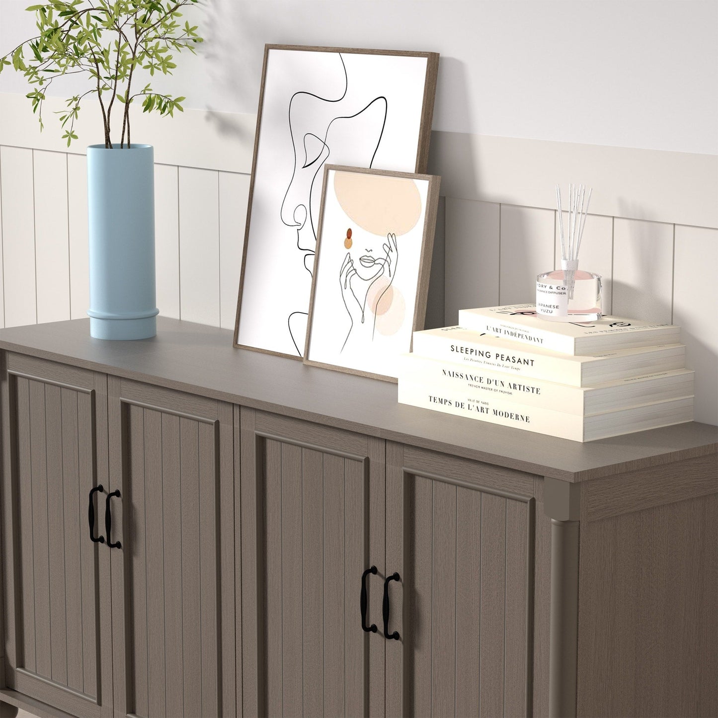 Küchen-Sideboard, Kaffeebar-Schrank, Akzent-Aufbewahrungsschrank