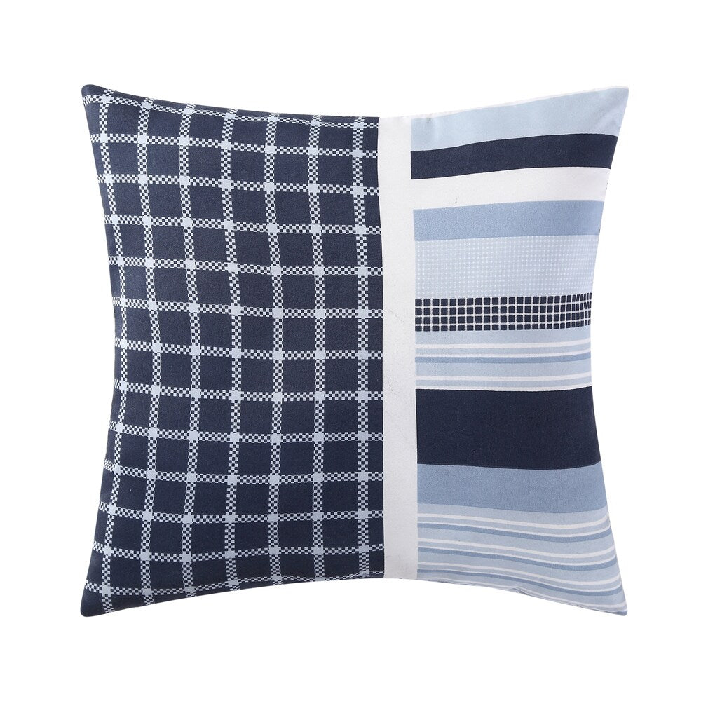 My World Mason Stripe 3-teiliges Steppdeckenset mit Bonus-Dekokissen