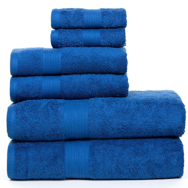 Luxuriöses 6-teiliges Handtuchset aus Baumwolle, 600 g/m², Badezimmerhandtuchset von Ample Decor