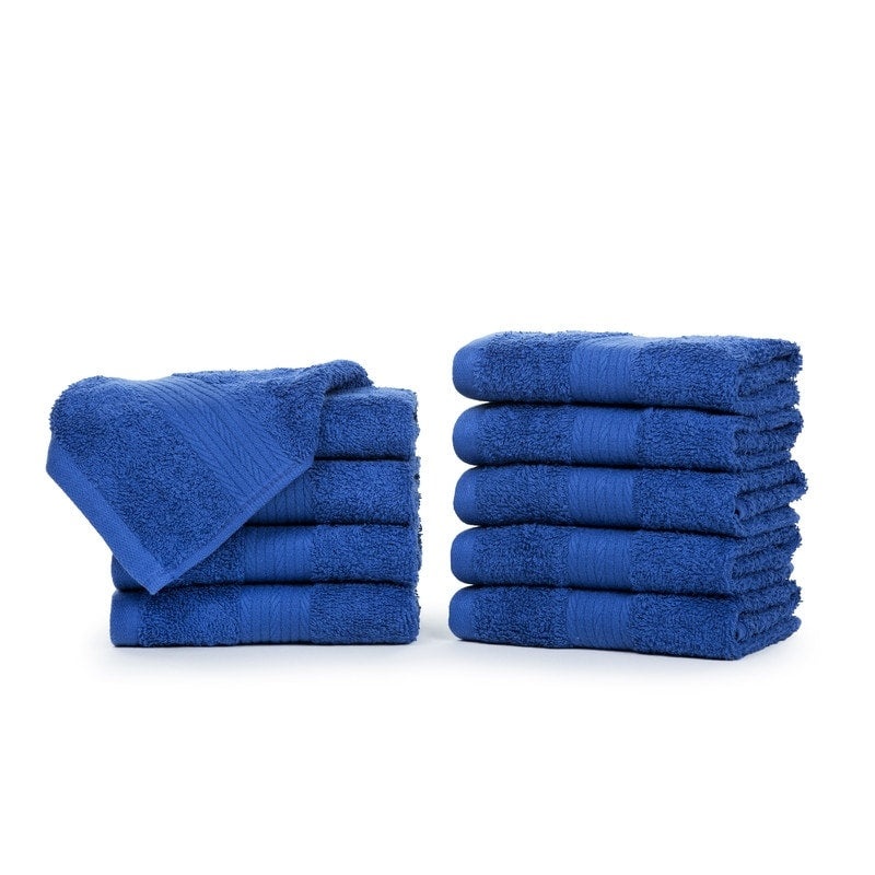 Luxuriöse, weiche Waschlappen aus Baumwolle, 600 g/m², 30,5 x 30,5 cm, von Ample Decor, 10 Stück