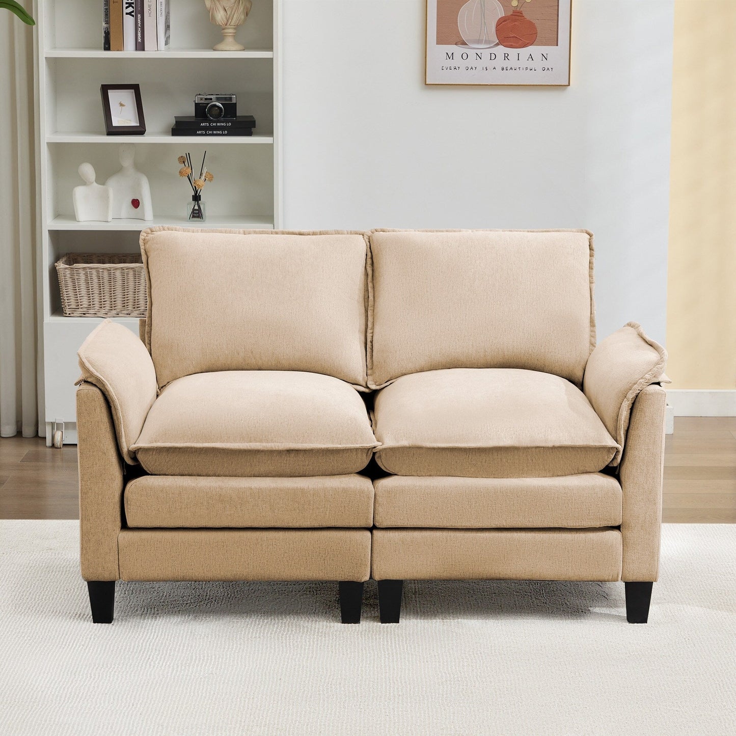 Luxury 2-Seat Sofa â?Cloud-Like Comfort, Sturdy Design â?For Living Rooms & Offices