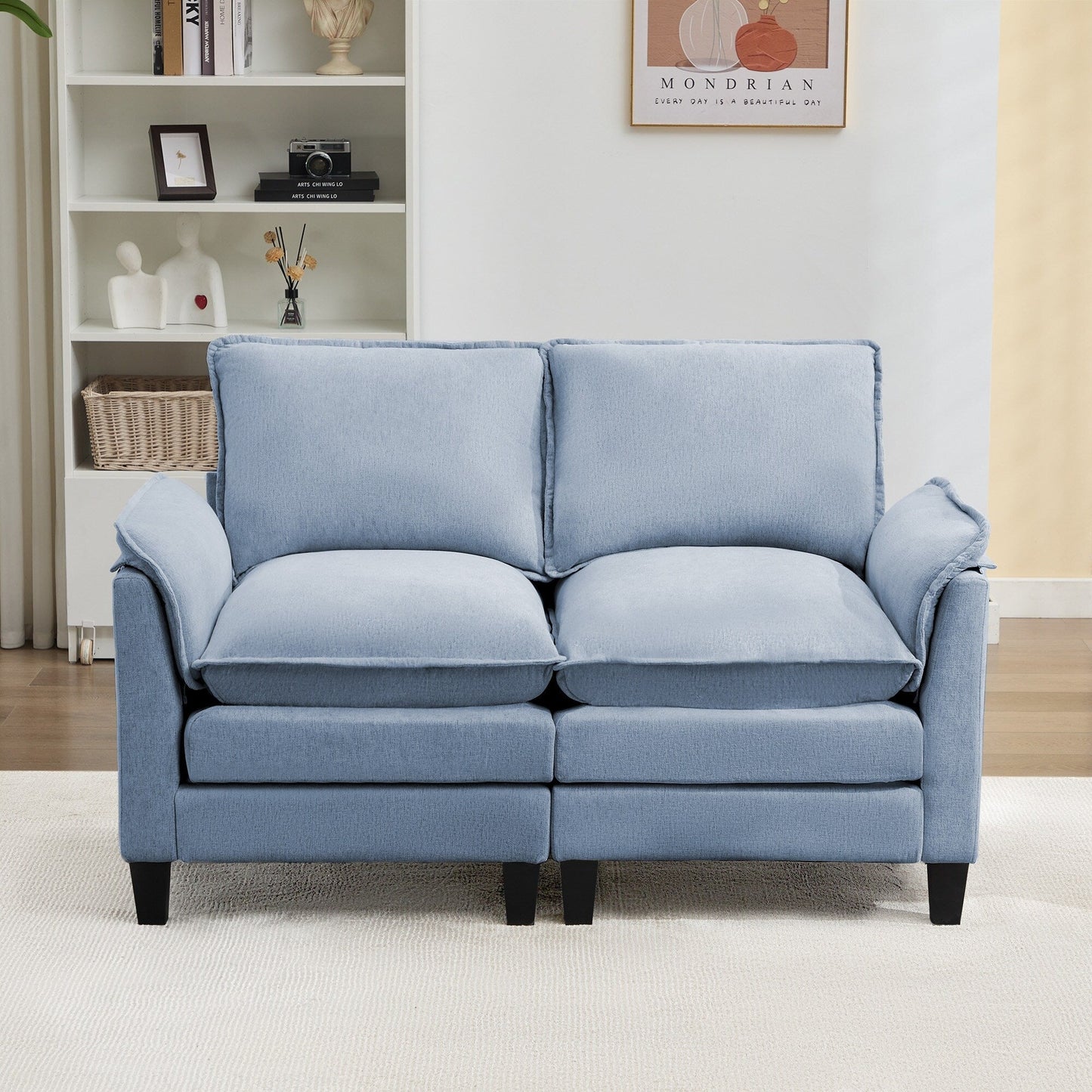 Luxury 2-Seat Sofa â?Cloud-Like Comfort, Sturdy Design â?For Living Rooms & Offices