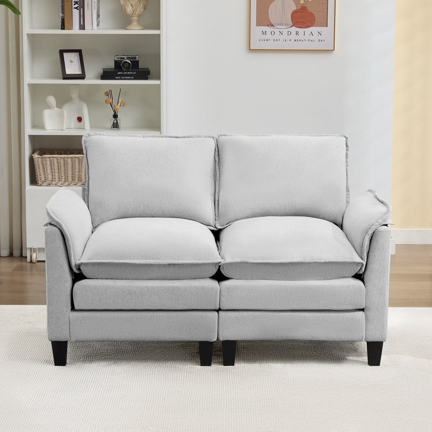 Luxury 2-Seat Sofa â?Cloud-Like Comfort, Sturdy Design â?For Living Rooms & Offices