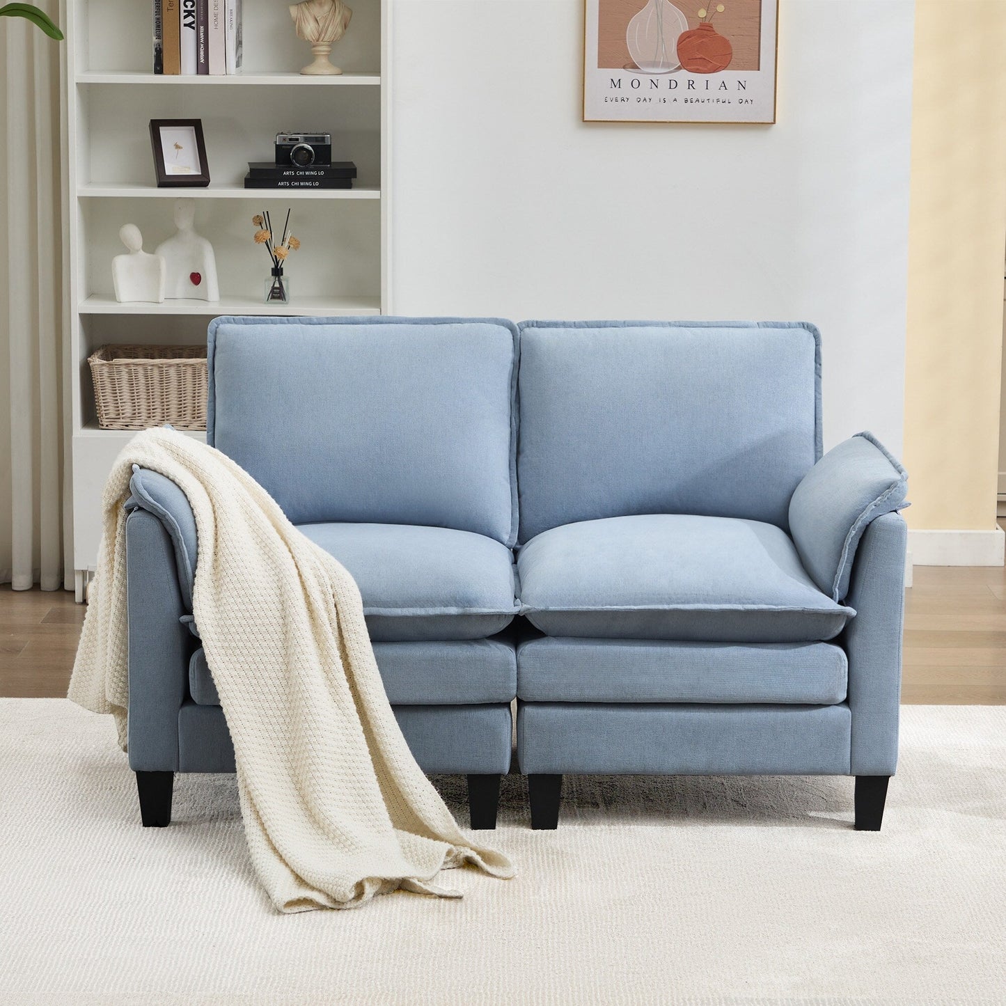 Luxury 2-Seat Sofa â?Cloud-Like Comfort, Sturdy Design â?For Living Rooms & Offices