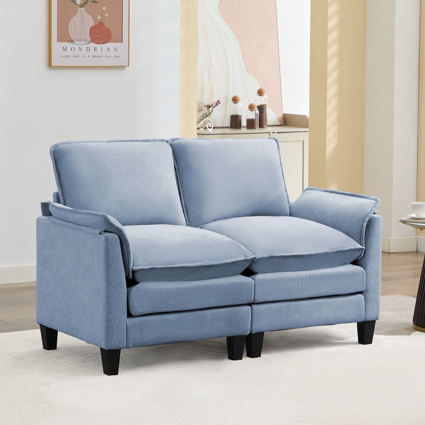Luxury 2-Seat Sofa â?Cloud-Like Comfort, Sturdy Design â?For Living Rooms & Offices