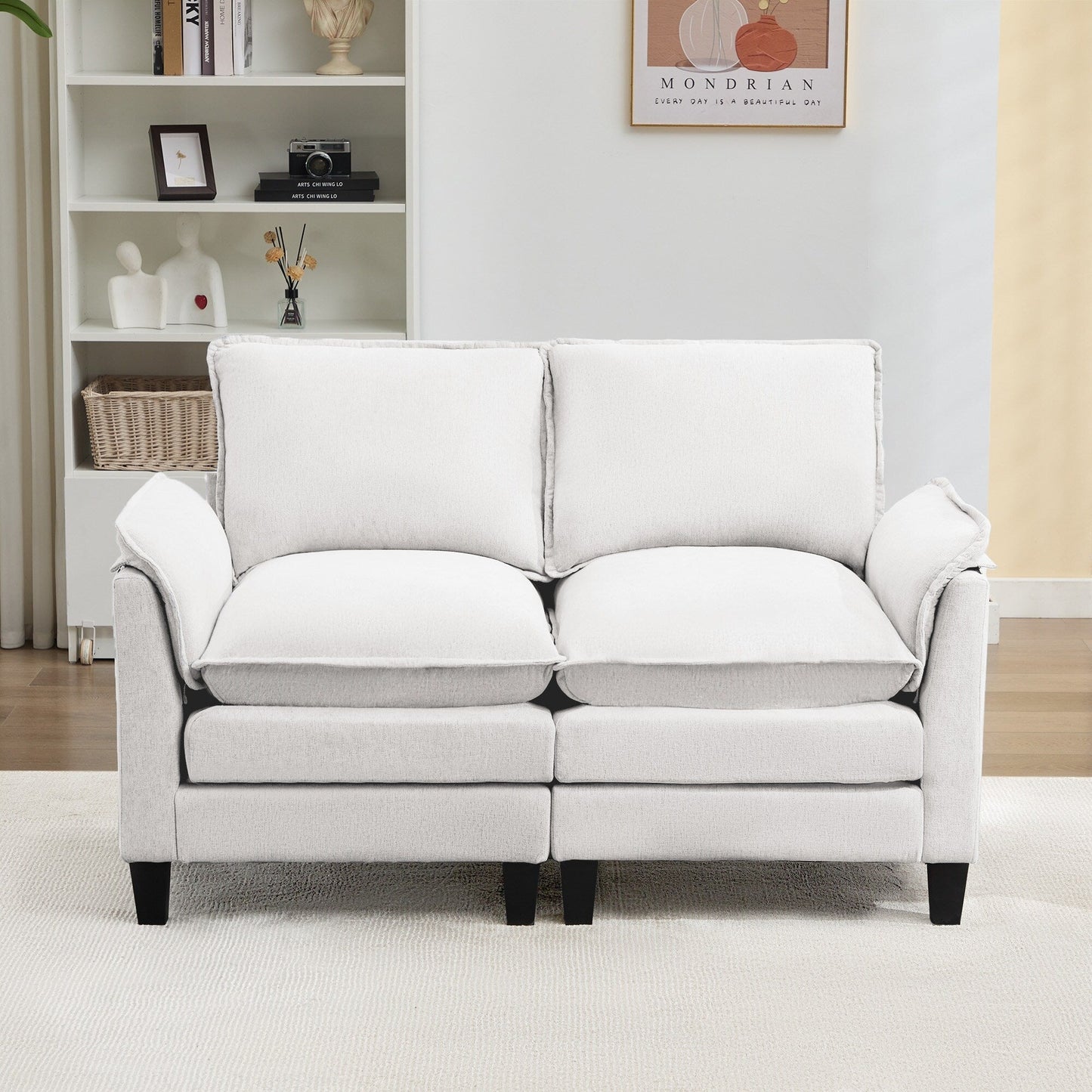 Luxury 2-Seat Sofa â?Cloud-Like Comfort, Sturdy Design â?For Living Rooms & Offices
