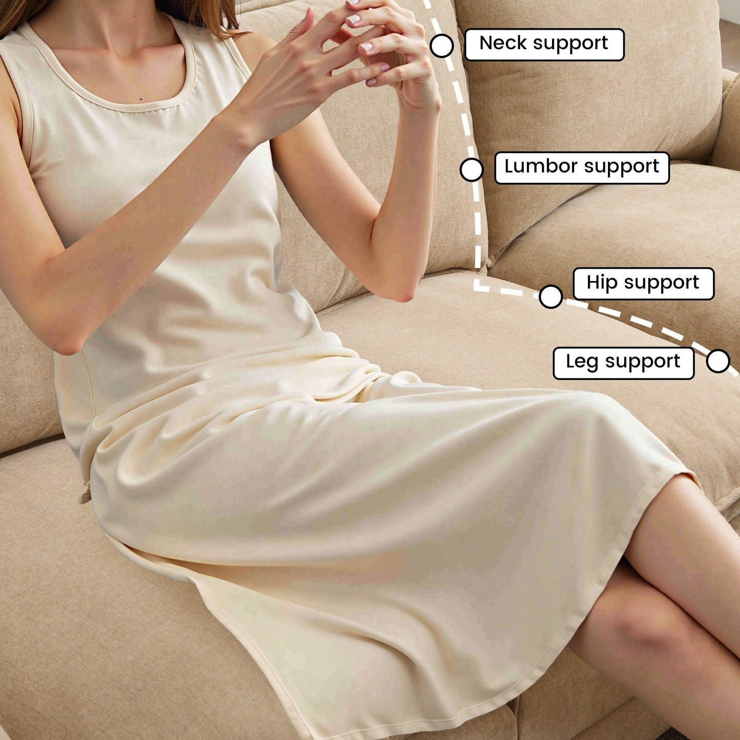 Luxury 4-Seater Sofa & Footstool â?Ultra-Plush, Multi-Room Comfort