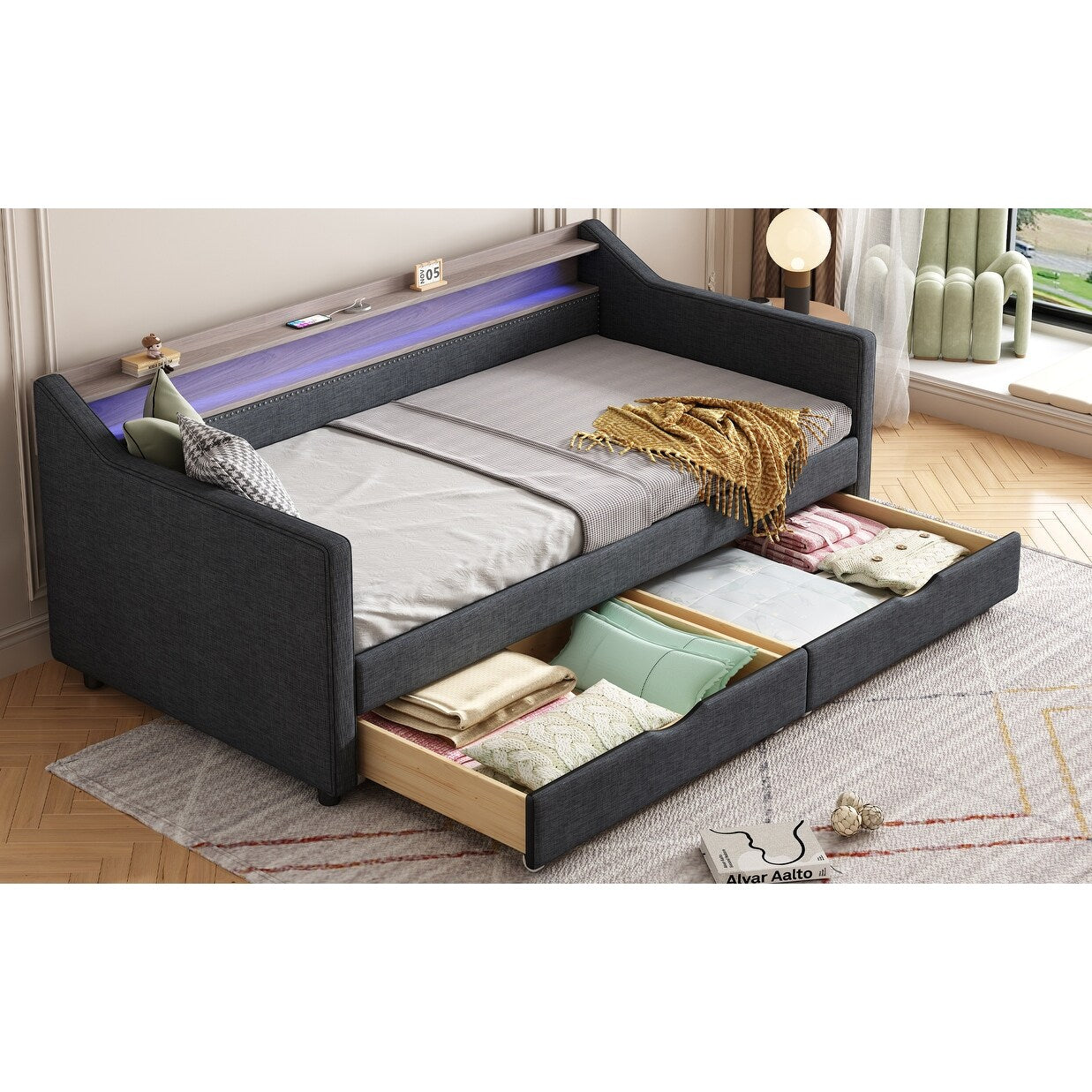 Luxury Sleeper Sofa Bed with Soft Cushion - Ultimate Comfort for Your Home