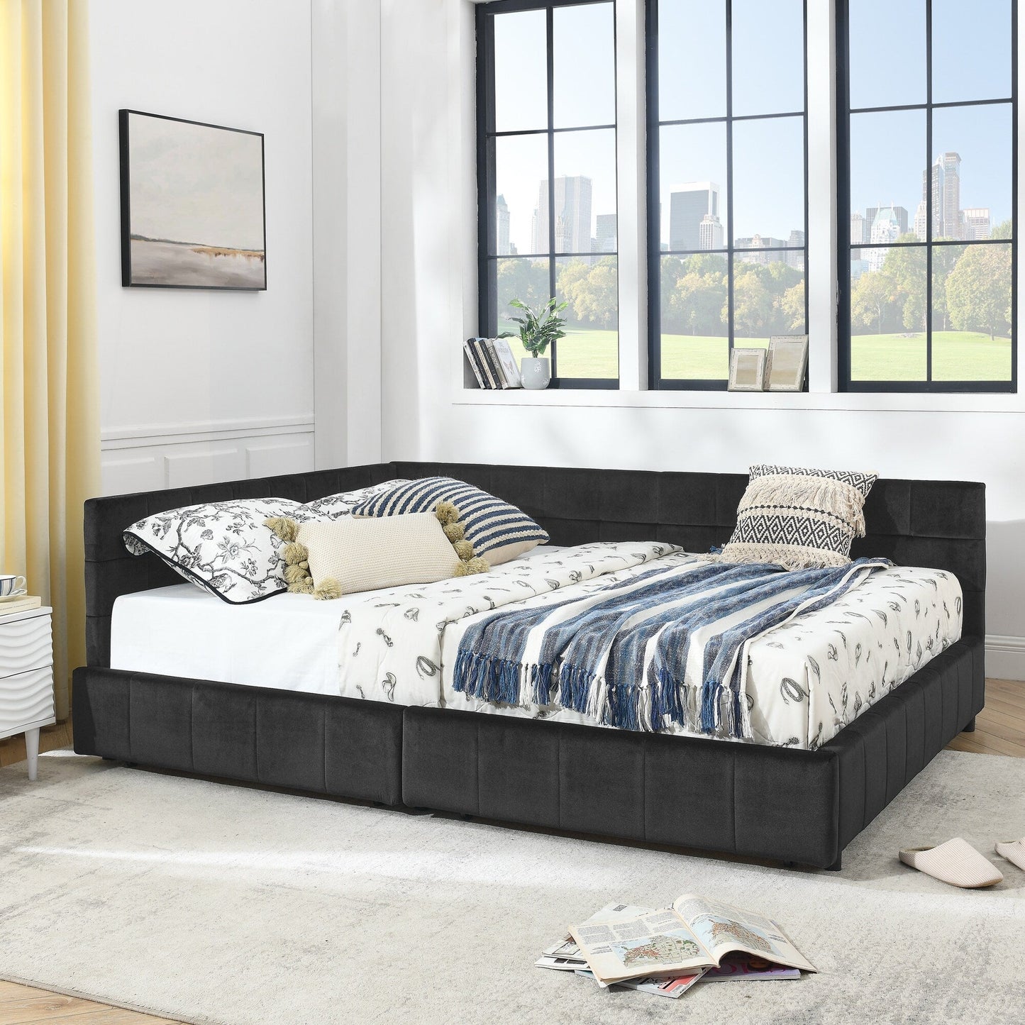 Luxury Sleeper Sofa Bed with Soft Cushion - Ultimate Comfort for Your Home