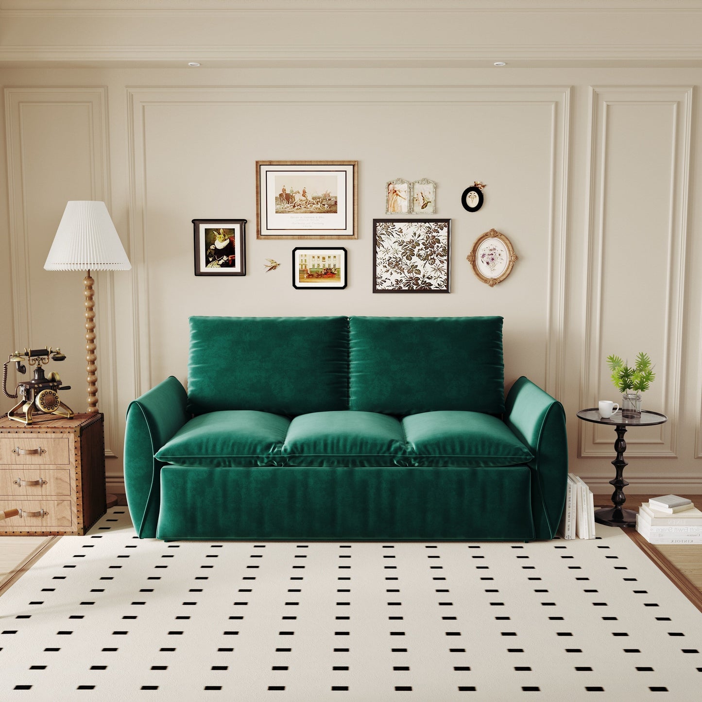 Luxury Sleeper Sofa Bed with Soft Cushion - Ultimate Comfort for Your Home