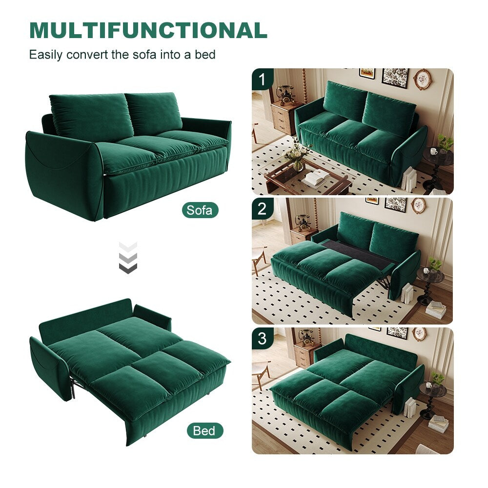 Luxury Sleeper Sofa Bed with Soft Cushion - Ultimate Comfort for Your Home