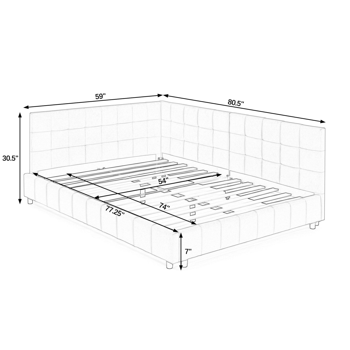 Luxury Sleeper Sofa Bed with Soft Cushion - Ultimate Comfort for Your Home