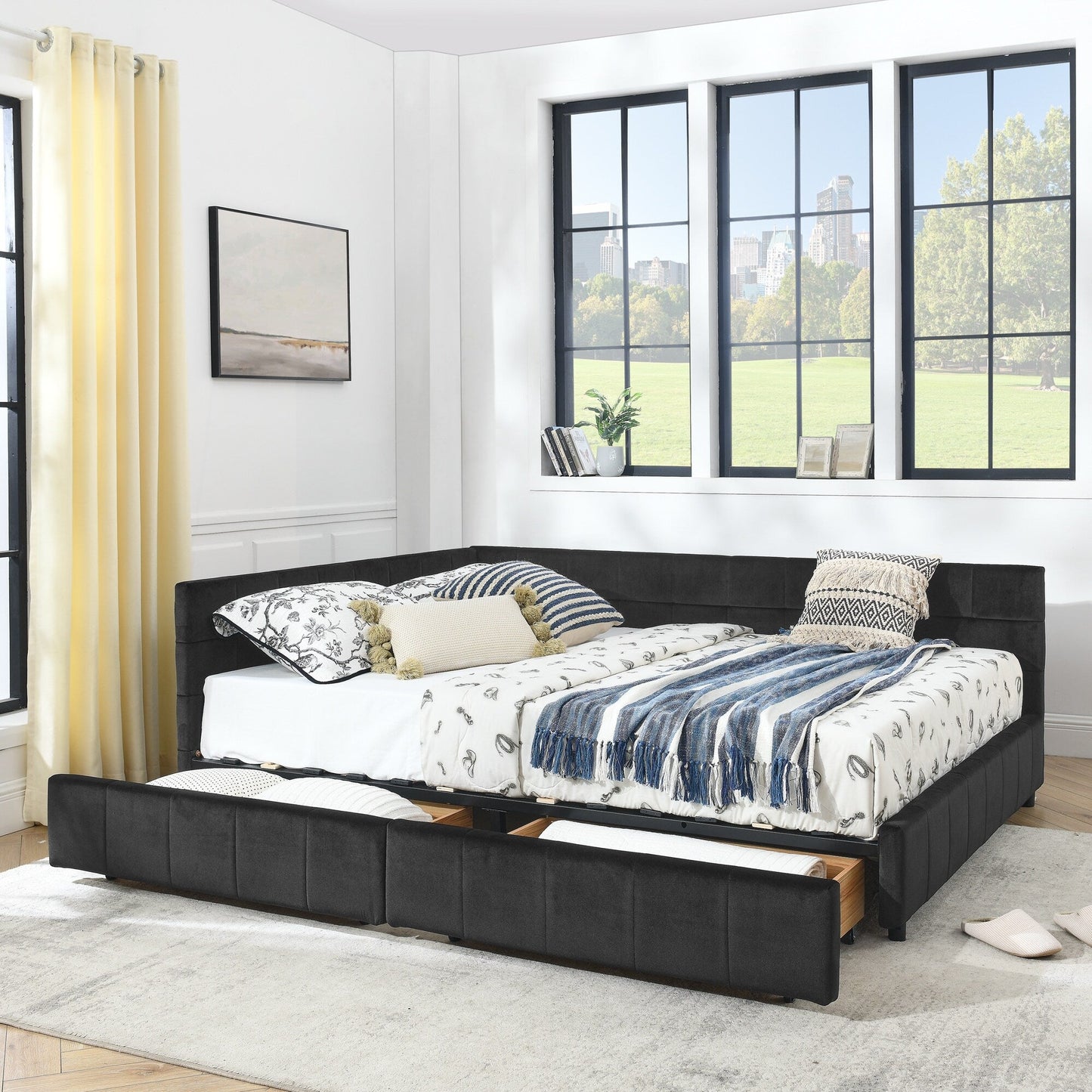 Luxury Sleeper Sofa Bed with Soft Cushion - Ultimate Comfort for Your Home