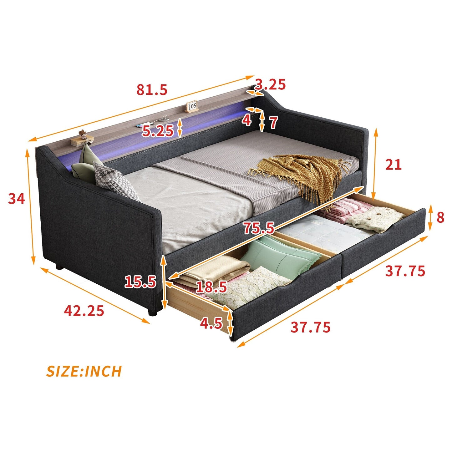 Luxury Sleeper Sofa Bed with Soft Cushion - Ultimate Comfort for Your Home