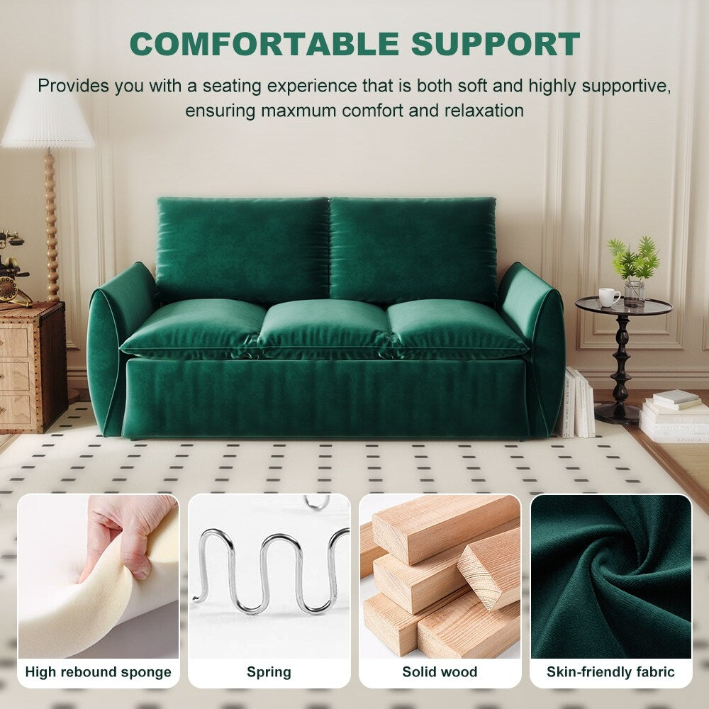 Luxury Sleeper Sofa Bed with Soft Cushion - Ultimate Comfort for Your Home
