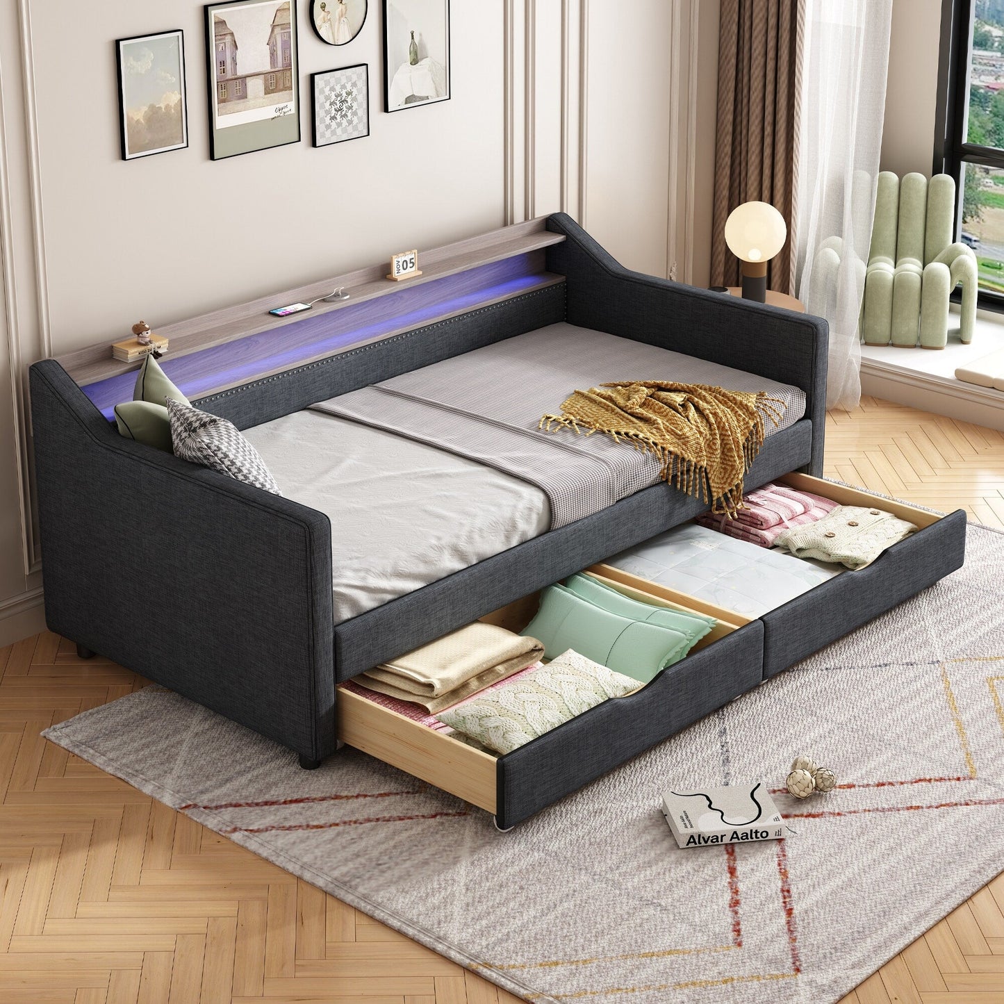 Luxury Sleeper Sofa Bed with Soft Cushion - Ultimate Comfort for Your Home