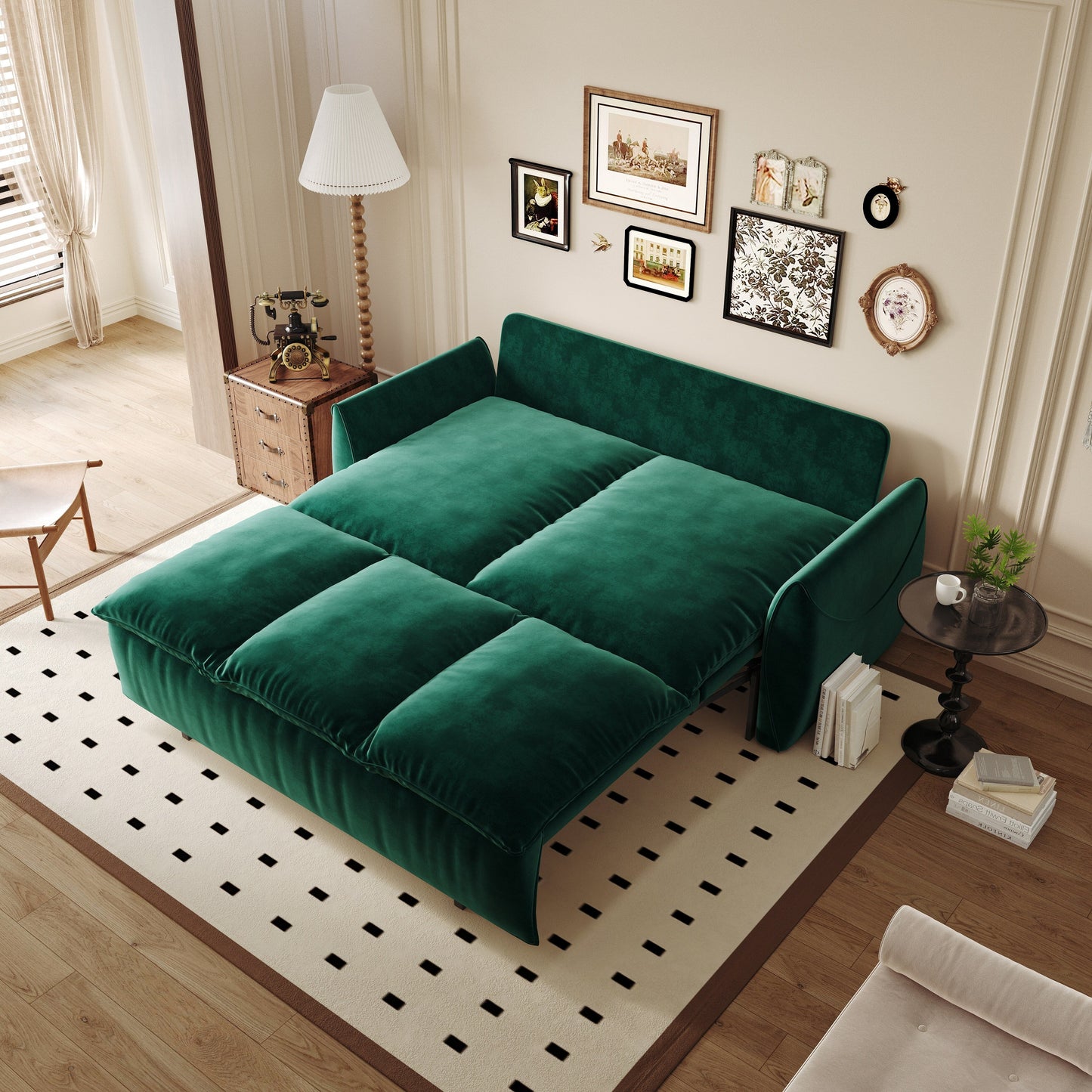 Luxury Sleeper Sofa Bed with Soft Cushion - Ultimate Comfort for Your Home
