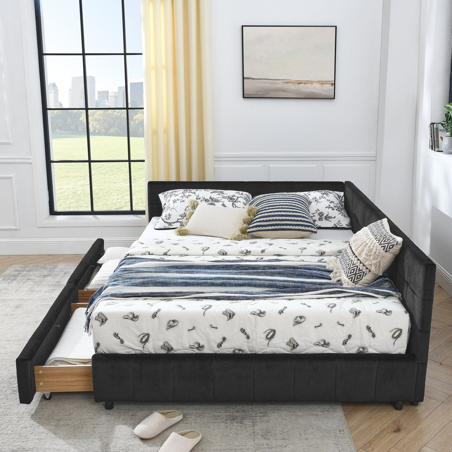 Luxury Sleeper Sofa Bed with Soft Cushion - Ultimate Comfort for Your Home