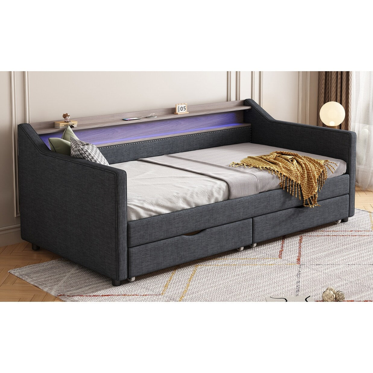 Luxury Sleeper Sofa Bed with Soft Cushion - Ultimate Comfort for Your Home